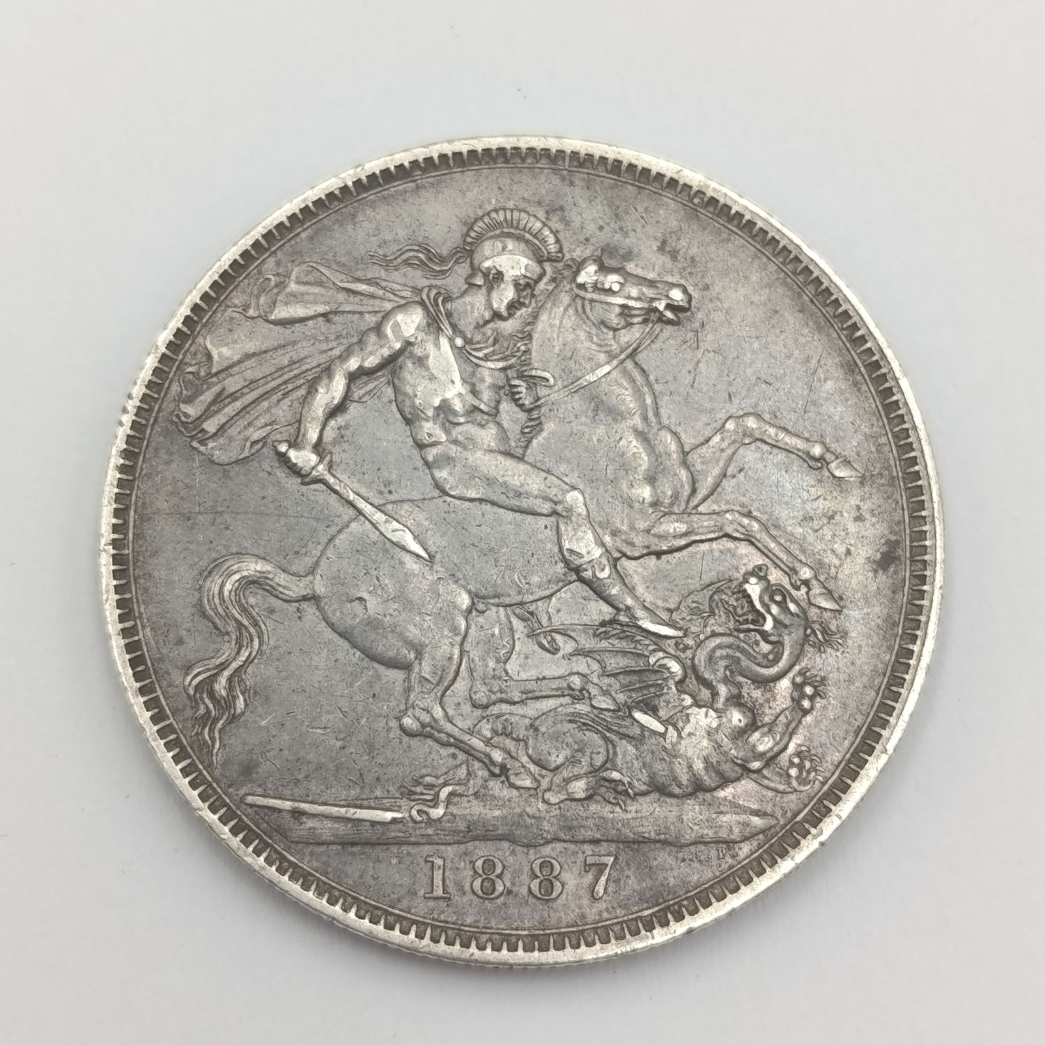 1887 Great Britain crown XF+