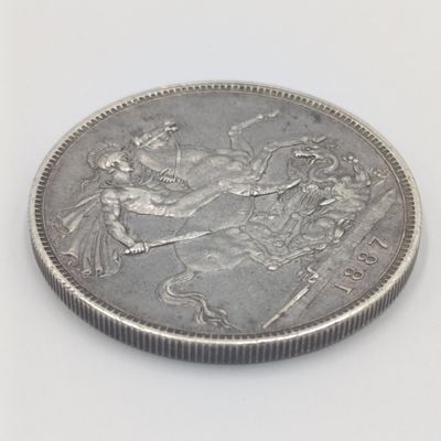 1887 Great Britain crown XF+
