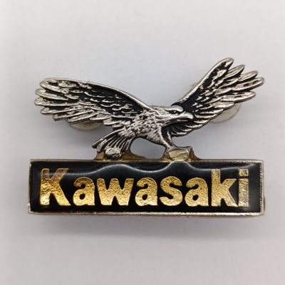 Lot of 3 Kawasaki Motorcycles badges