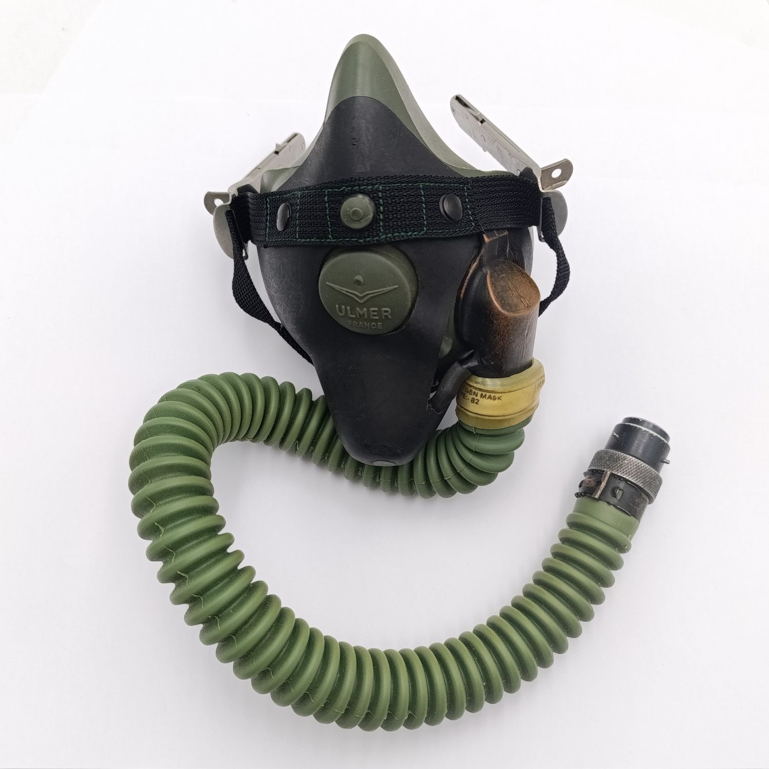 SA Air Force Mirage Pilot gas mask - Ulmer France
