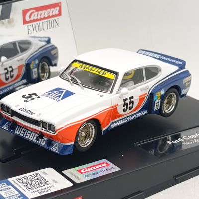 Carrera Ford Capri RS3100 #55 DRM Slot car racing model - scale 1/32