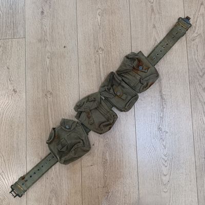 SADF Webbing belt with pouches