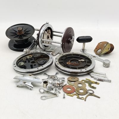 Lot of parts and spares for Penn 49 and Jigmaster fishing reels