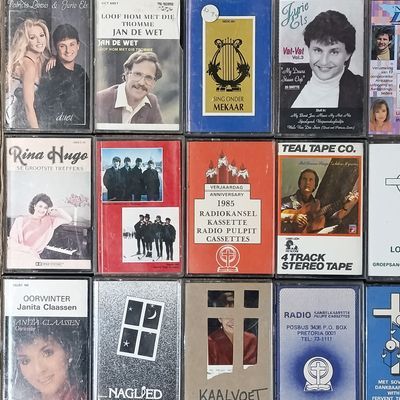 Lot of 25 vintage Audio cassette tapes plus 3 free recordings - Mostly Gospel music