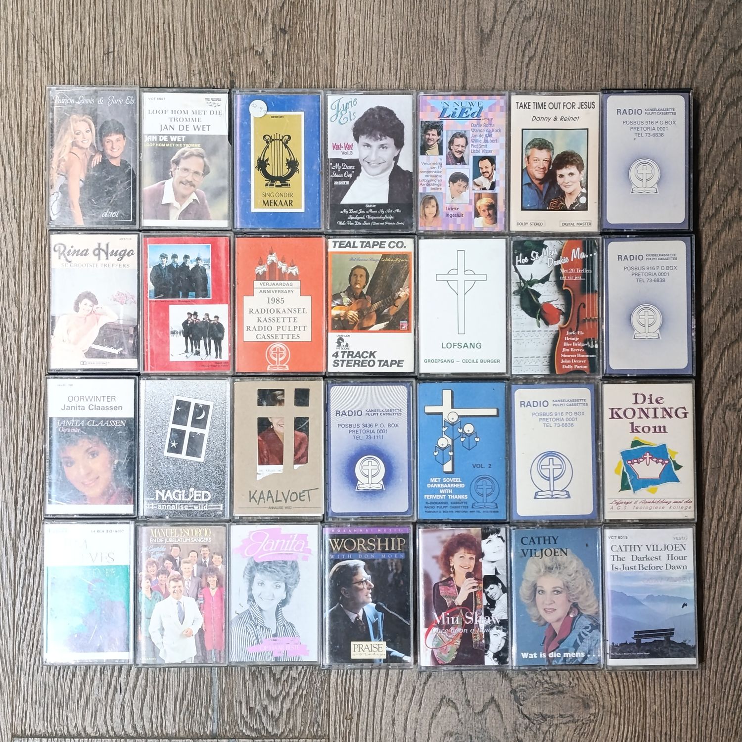 Lot of 25 vintage Audio cassette tapes plus 3 free recordings - Mostly Gospel music