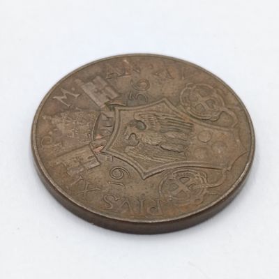 1936 Vatican City low mintage 10 Centesimi - Pius XI