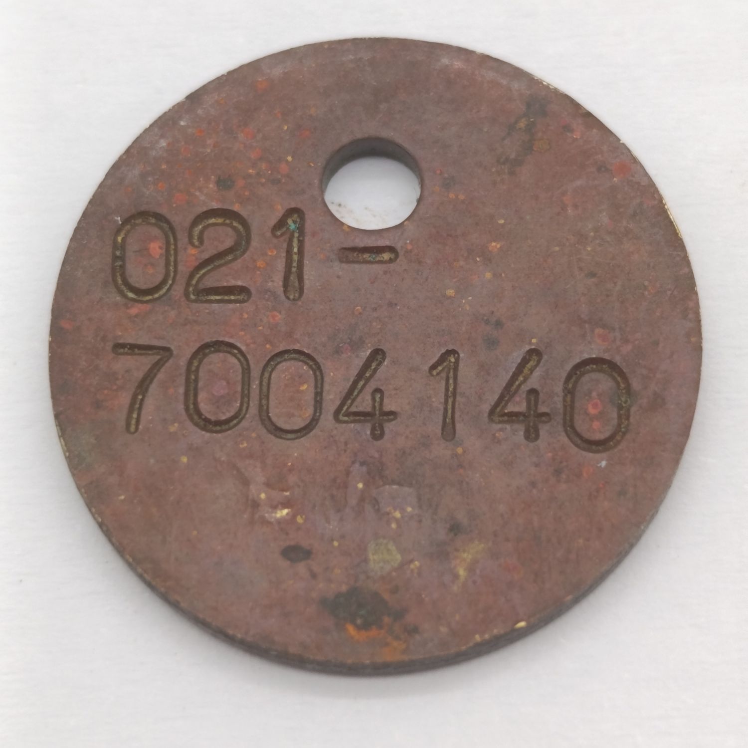 SPCA dog tag with Cape Town number