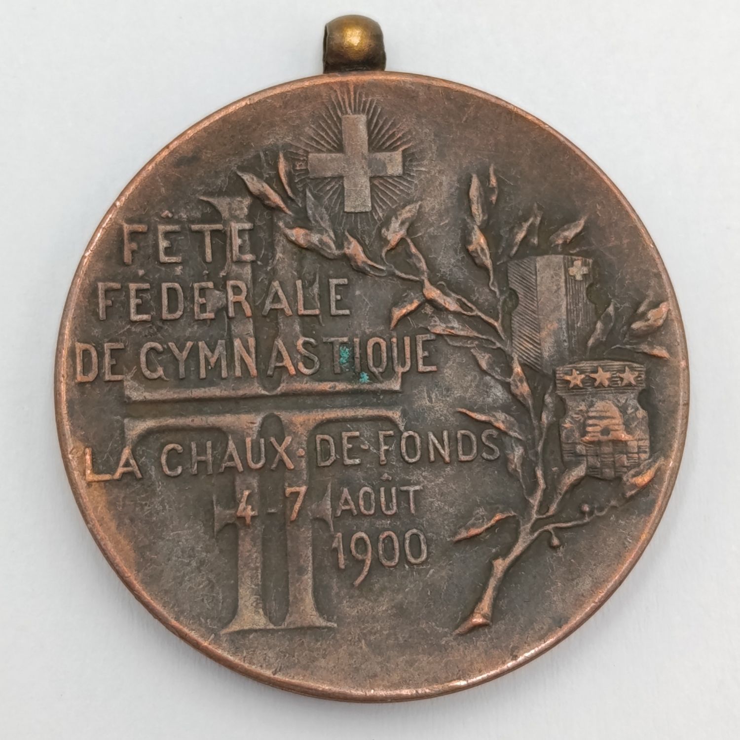 1900 Swiss Federal Gymnastics festival medal