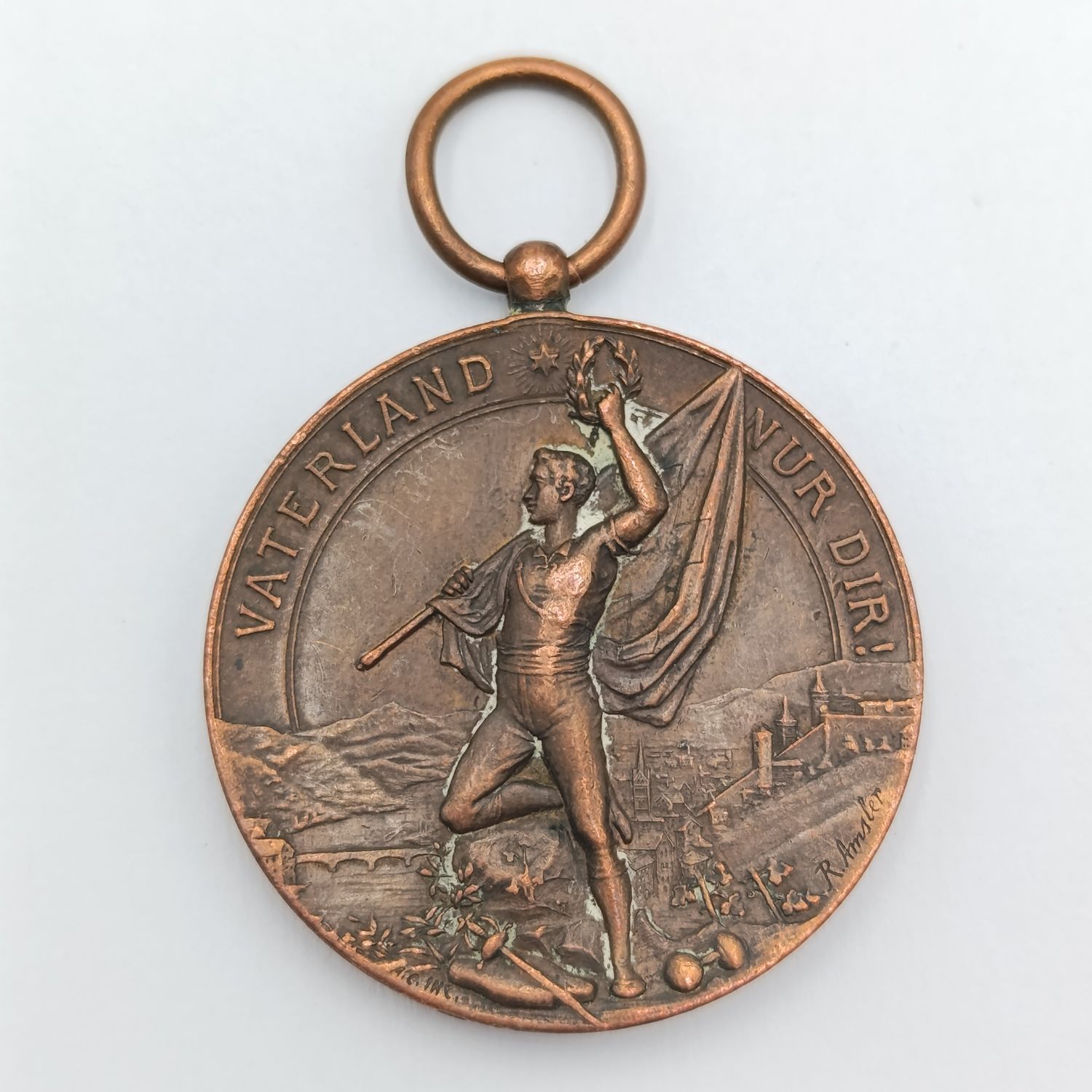 Swiss Federal festival 1897 Bronze medal