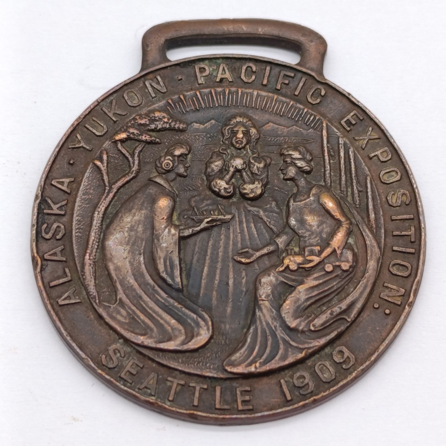1909 Alaska Pacific Exposition in Seattle medallion