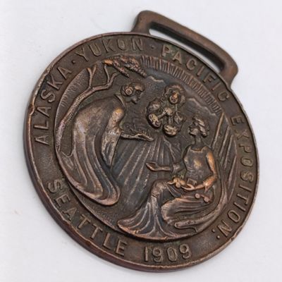 1909 Alaska Pacific Exposition in Seattle medallion
