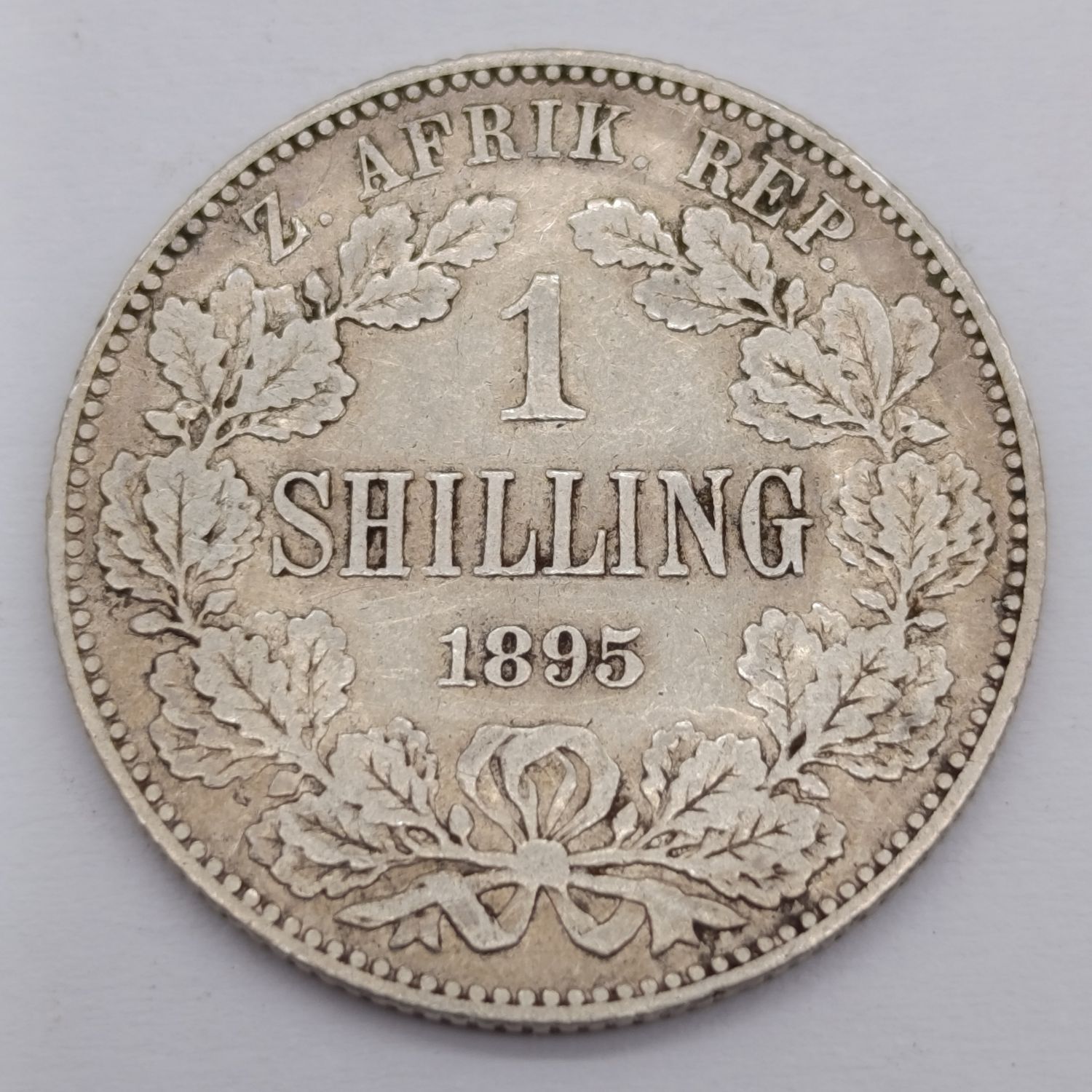 1895 ZAR Paul Kruger shilling