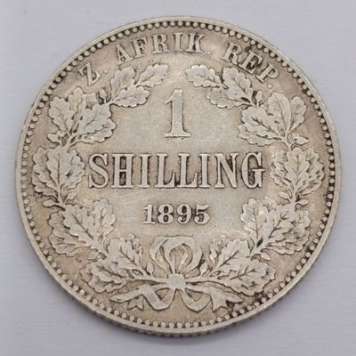 1895 ZAR Paul Kruger shilling