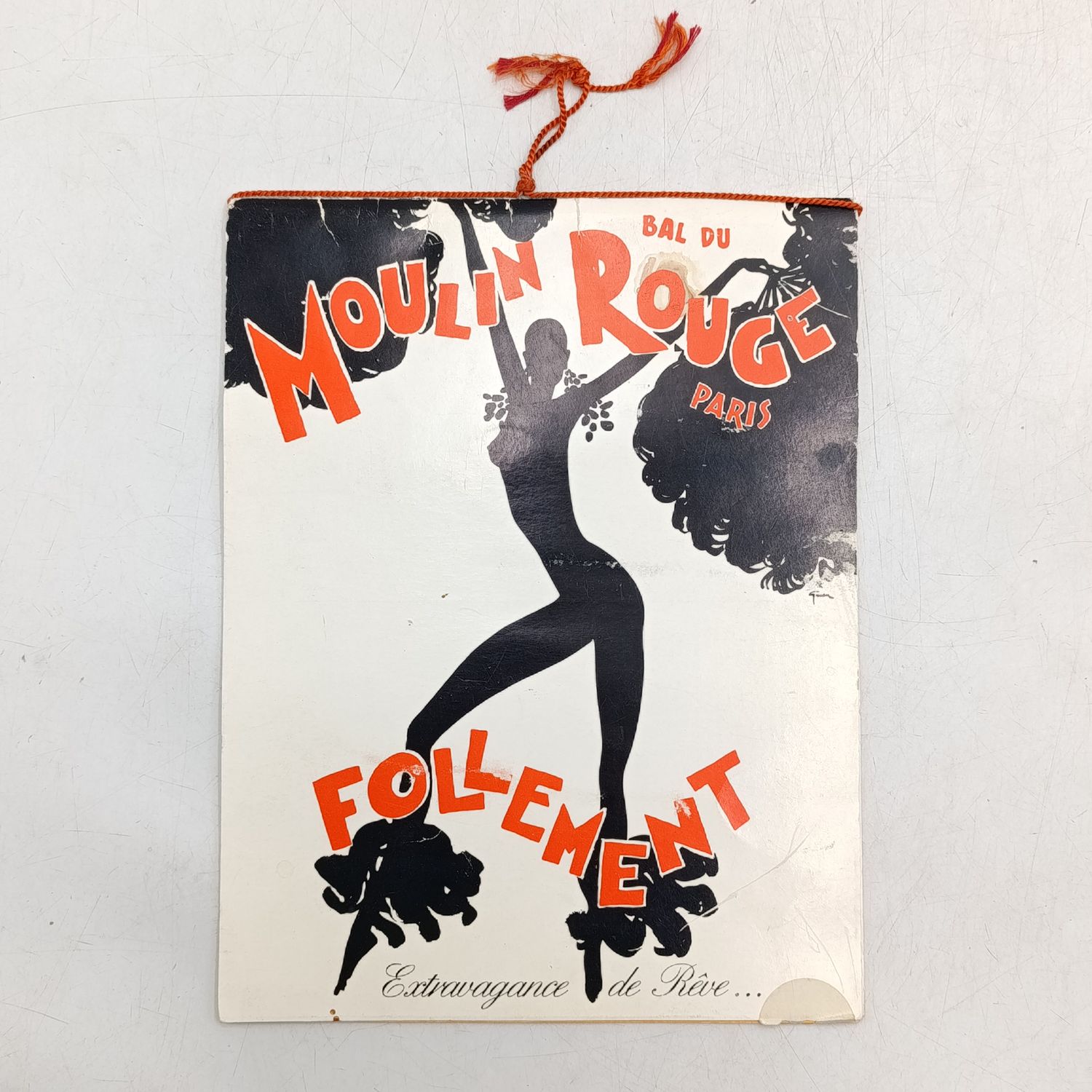 Bal du Moulin Rouge Follement brochure - Circa 1970