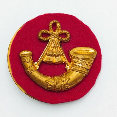 Lot of 2 Royal Army Light infantry collar badges