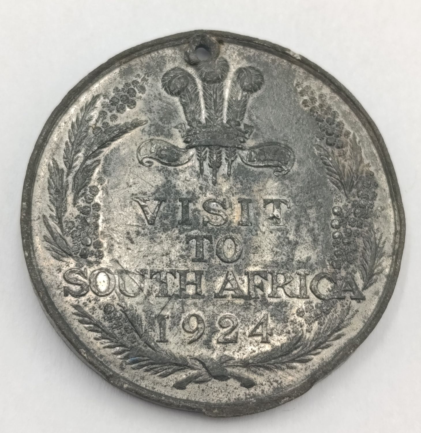 1924 Medallion for the visit of the prince of Wales to South Africa
