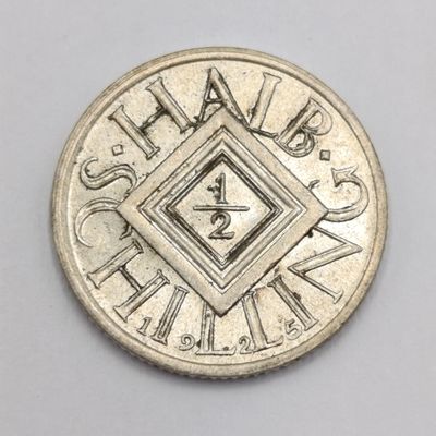 1925 Austria silver half schilling