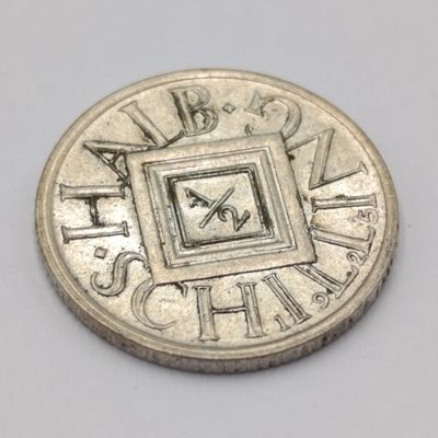 1925 Austria silver half schilling