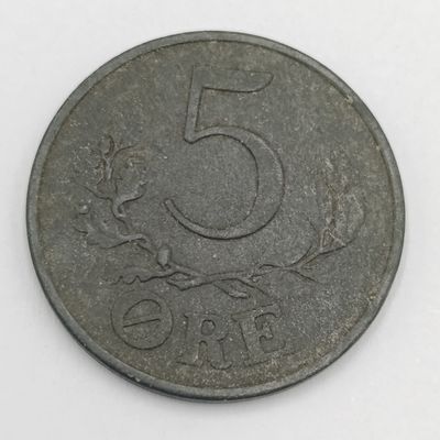1942 Denmark 5 Ore AU