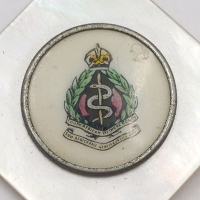 WW2 South African medical corps sweetheart brooch