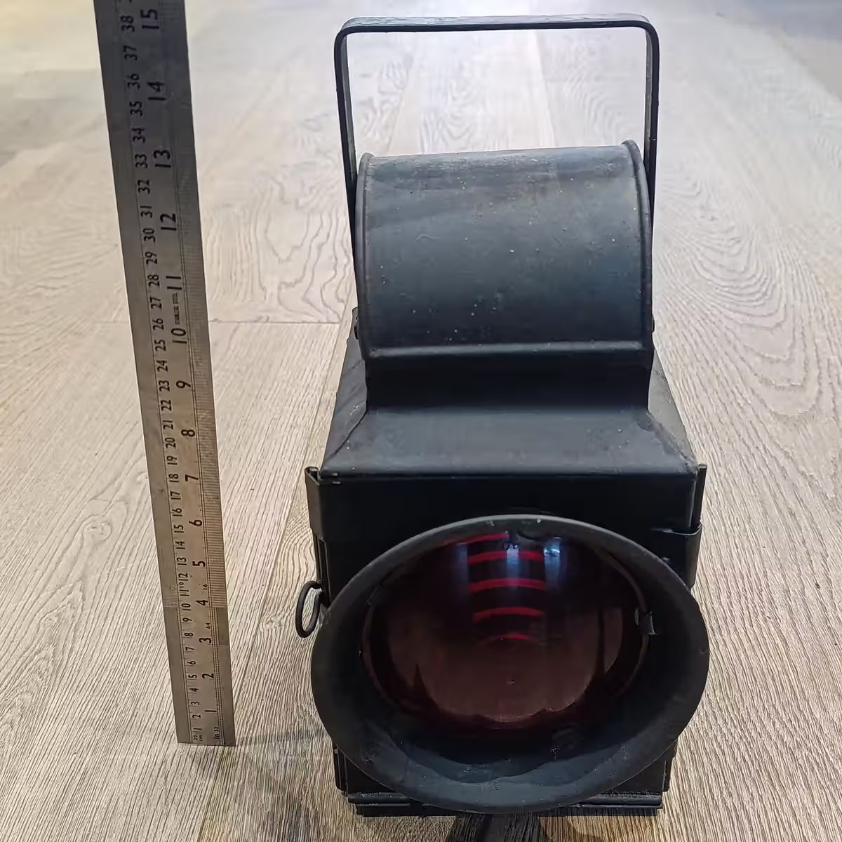 Vintage SAR ( SA Railway) signal lamp with original burner