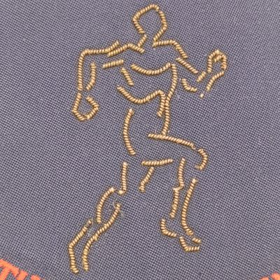 Vintage Athletics coaching Bullion wire blazer badge