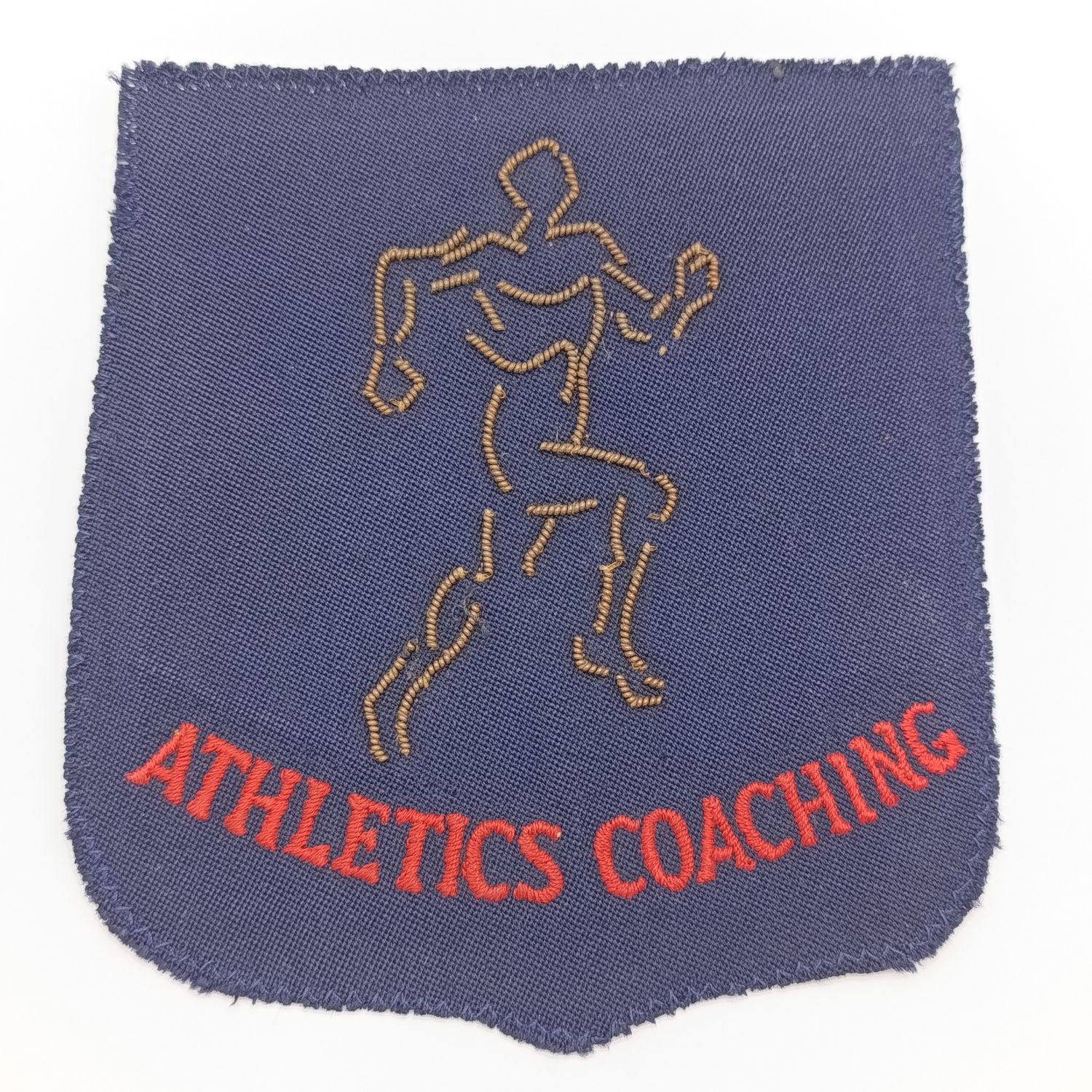 Vintage Athletics coaching Bullion wire blazer badge