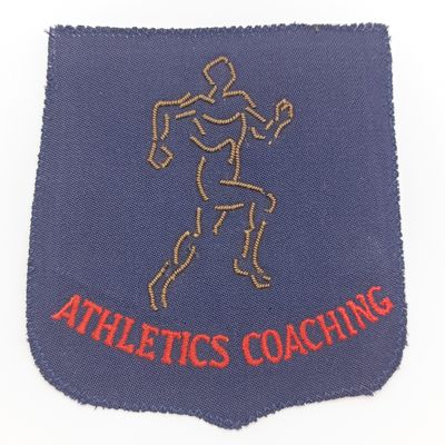 Vintage Athletics coaching Bullion wire blazer badge