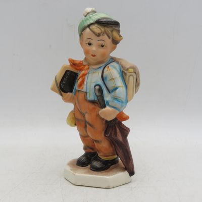 Vintage Friedel pottery School boy figurine