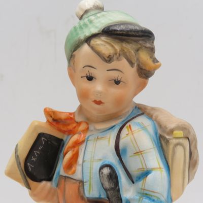Vintage Friedel pottery School boy figurine