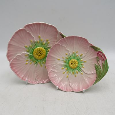 Vintage Carltonware pink buttercup tea cup and saucer with 2 snack plates