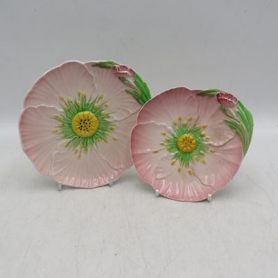 Vintage Carltonware pink buttercup tea cup and saucer with 2 snack plates