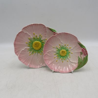 Vintage Carltonware pink buttercup tea cup and saucer with 2 snack plates