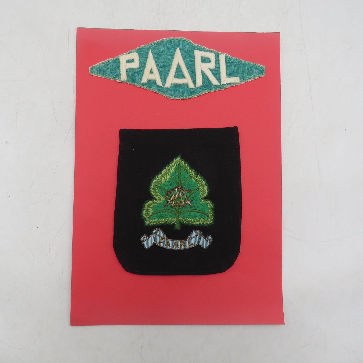Paarl Amateur Athletic and Cycling club set of cloth badges - vintage