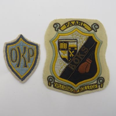 Vintage Opleidings Kollege Paarl boxing blazer badger pair