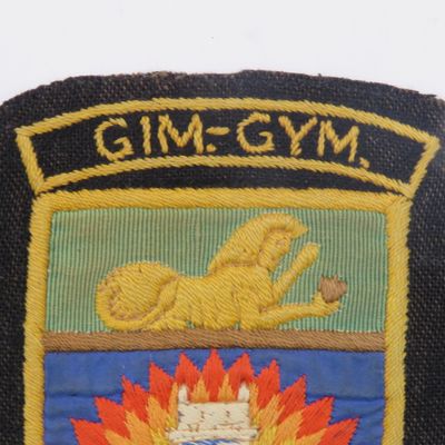 Vintage Old Boys Gimnasium Paarl blazer pocket badge - beautiful condition