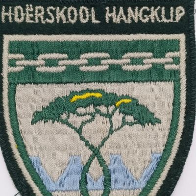 Hoerskool Hangklip Queenstown vintage blazer badge