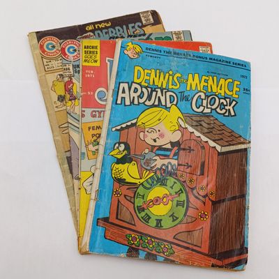 Lot of 4 comics from the 1970's