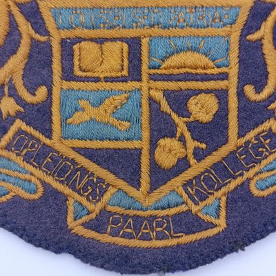Vintage Opleidings Kollege Paarl Blazer badge