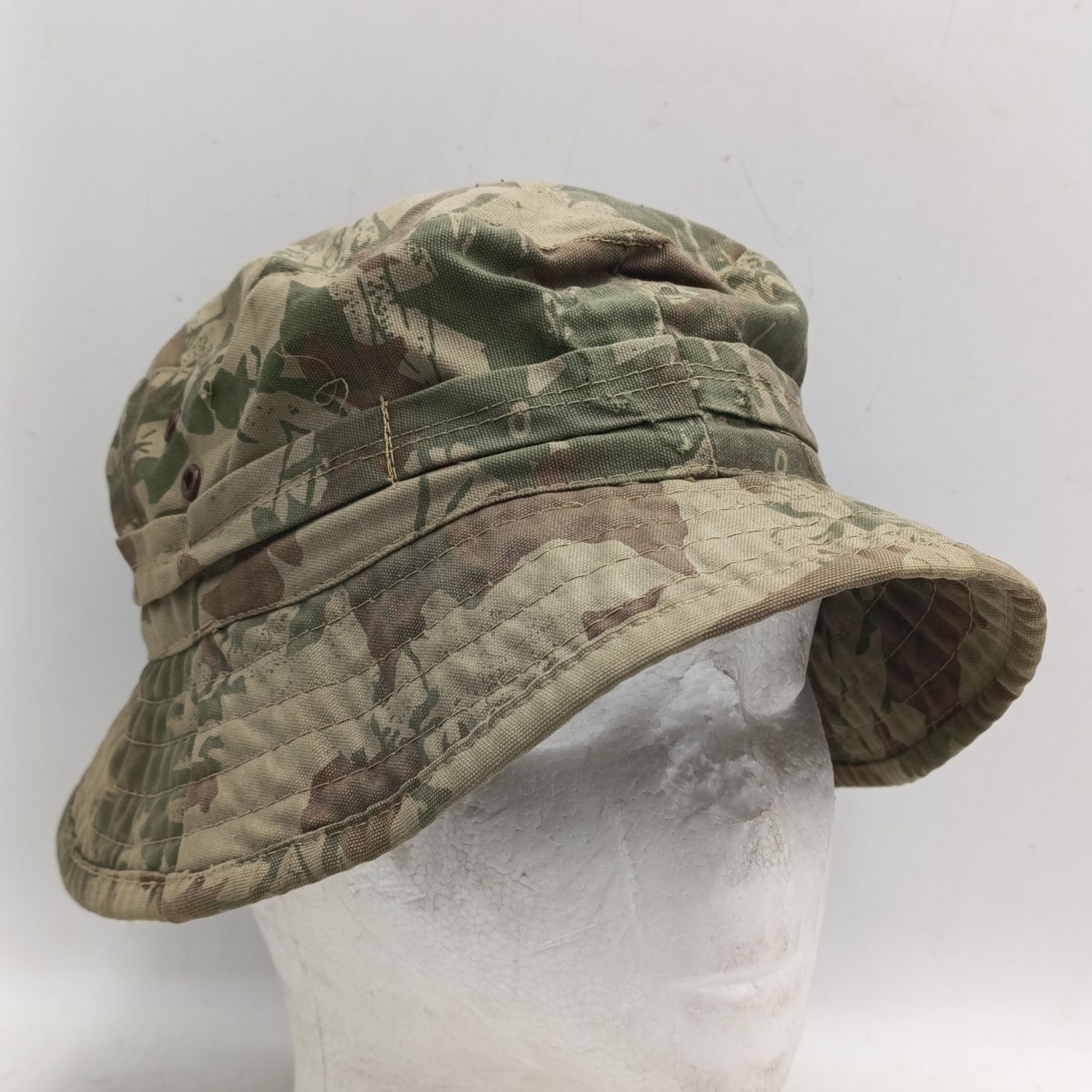 Old SA Police task force koevoet camo bush hat - size 53