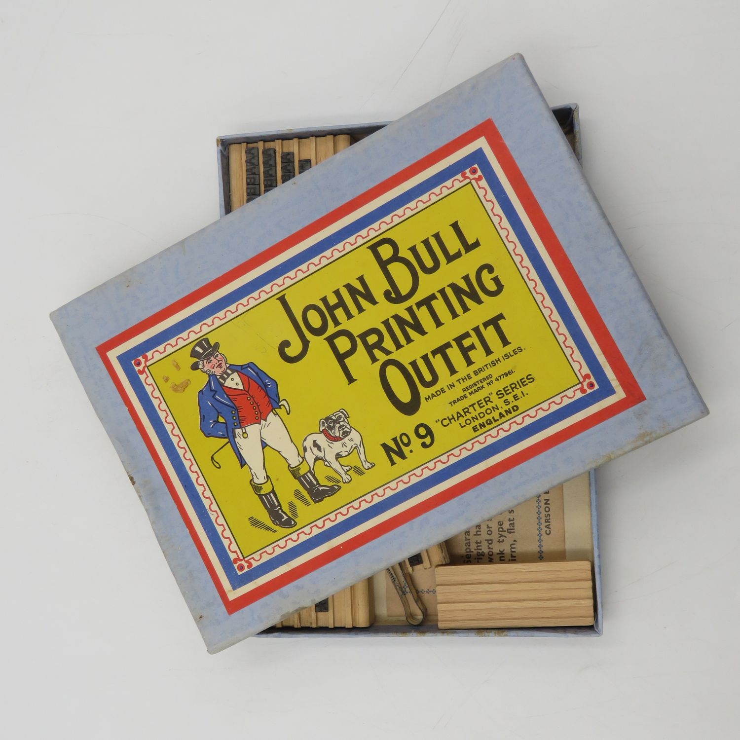 John Bull Printing outfit no.9 - pristine and unused in Like New condition