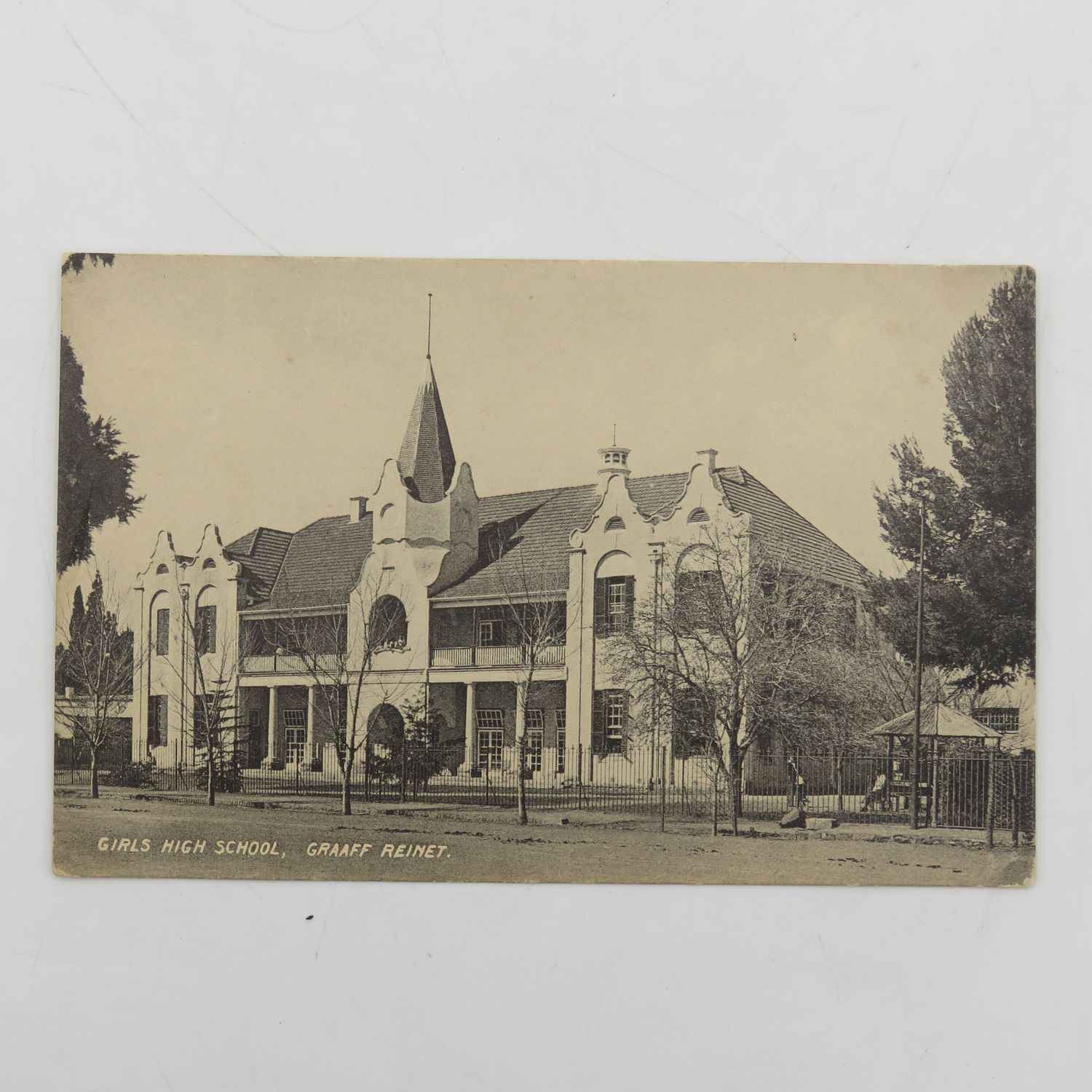 Early 1900's postcard with picture of Graaff Reinet Girls High School