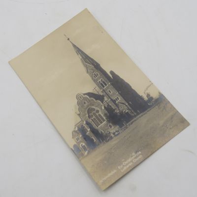 Very Early 1900's postcard with picture of Windhoek Christus Kirche
