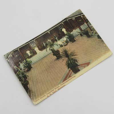 1910 Postcard Pal Court, Imperial Hotel, Pietermaritzburg - AH Early, Manager
