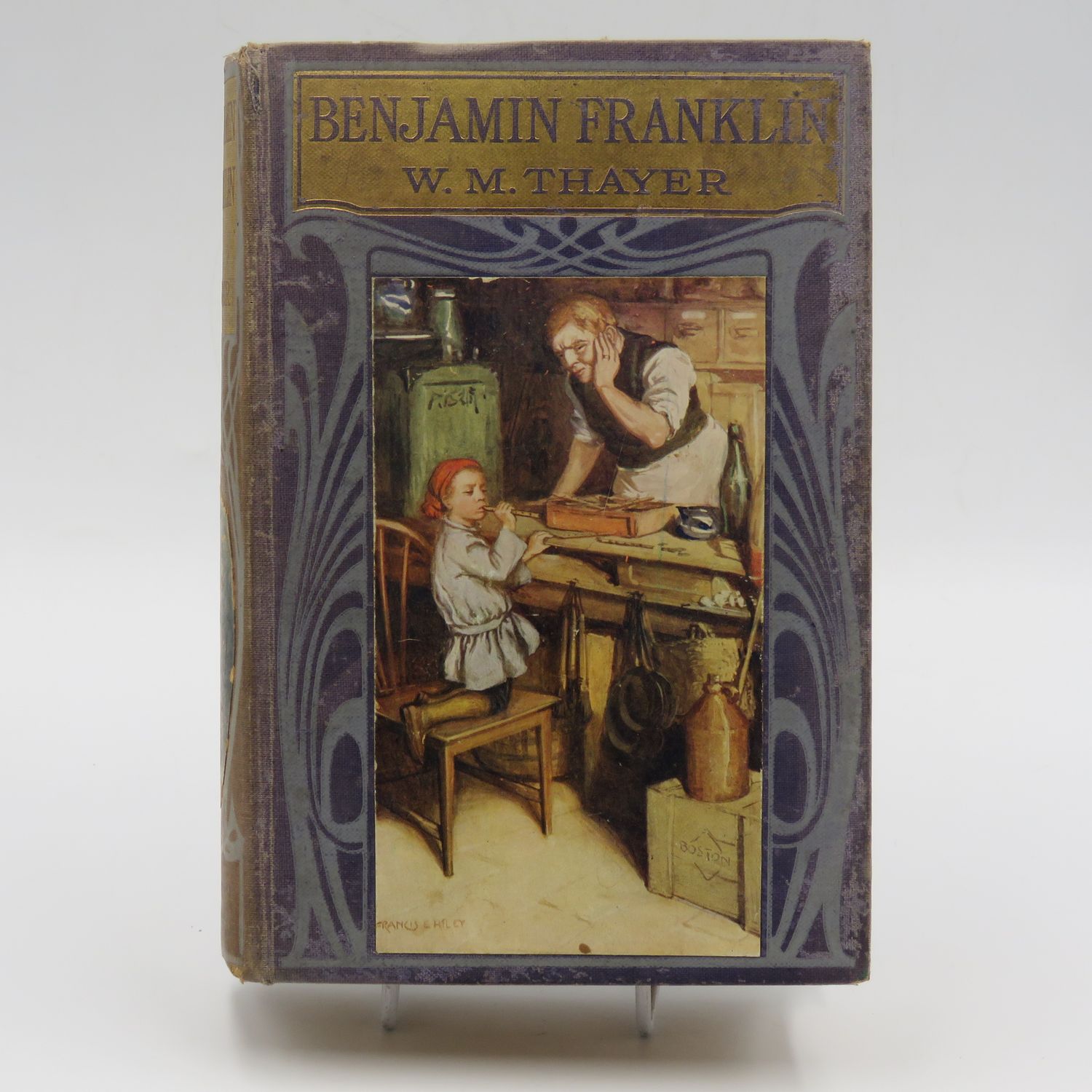 Benjamin Franklin by W M Thayer 1912 edition Illustrated in colour