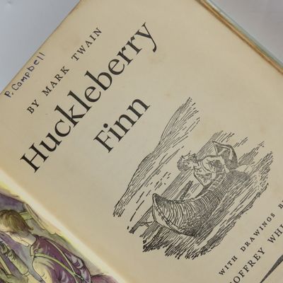 Huckleberry Finn by Mark Twain - with color plates