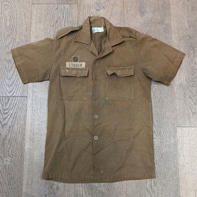 SADF Equestrian Nutria short sleeve shirt - size Medium
