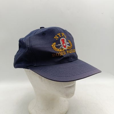 New York Police Department Bomb Squad sports peak cap