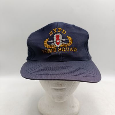 New York Police Department Bomb Squad sports peak cap