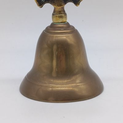 Vintage Brass bell - Ich Dien - Prince of Wales